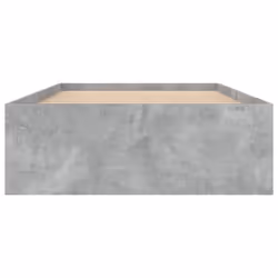 vidaXL Bed Frame Bedroom Mattress Foundation Guest Room Bedstead Bed Base - concrete grey, 90 x 200 cm - Additional view 5