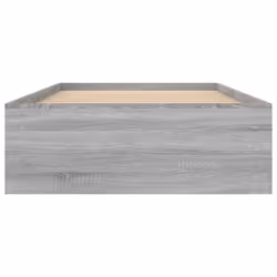 vidaXL Bed Frame Bedroom Mattress Foundation Guest Room Bedstead Bed Base - grey sonoma, 90 x 200 cm - Additional view 5