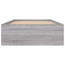 vidaXL Bed Frame Bedroom Mattress Foundation Guest Room Bedstead Bed Base - grey sonoma, 100 x 200 cm - Additional view 5