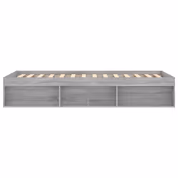vidaXL Bed Frame Bedroom Mattress Foundation Guest Room Bedstead Bed Base - grey sonoma, 100 x 200 cm - Additional view 6
