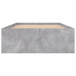 vidaXL Bed Frame Bedroom Mattress Foundation Guest Room Bedstead Bed Base - concrete grey, 90 x 190 cm - Additional view 5