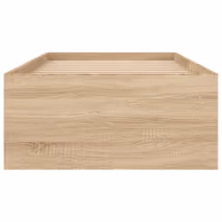 vidaXL Bed Frame Bedroom Mattress Foundation Guest Room Bedstead Bed Base - sonoma oak, 75 x 190 cm - Additional view 5