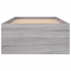 vidaXL Bed Frame Bedroom Mattress Foundation Guest Room Bedstead Bed Base - grey sonoma, 75 x 190 cm - Additional view 5
