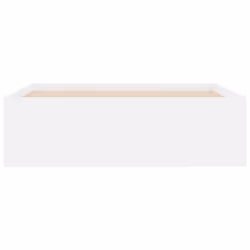 vidaXL Bed Frame Bedroom Mattress Foundation Guest Room Bedstead Bed Base - white, 120 x 200 cm - Additional view 5
