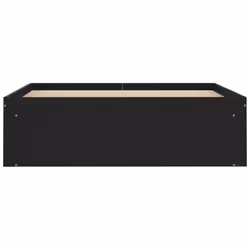 vidaXL Bed Frame Bedroom Mattress Foundation Guest Room Bedstead Bed Base - black, 120 x 200 cm - Additional view 5