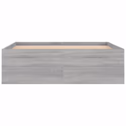 vidaXL Bed Frame Bedroom Mattress Foundation Guest Room Bedstead Bed Base - grey sonoma, 120 x 200 cm - Additional view 5