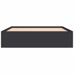 vidaXL Bed Frame Bedroom Mattress Foundation Guest Room Bedstead Bed Base - black, 140 x 200 cm - Additional view 5