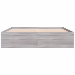 vidaXL Bed Frame Bedroom Mattress Foundation Guest Room Bedstead Bed Base - grey sonoma, 140 x 200 cm - Additional view 5