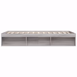 vidaXL Bed Frame Bedroom Mattress Foundation Guest Room Bedstead Bed Base - grey sonoma, 160 x 200 cm - Additional view 6