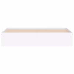 vidaXL Bed Frame Bedroom Mattress Foundation Guest Room Bedstead Bed Base - white, 180 x 200 cm - Additional view 5