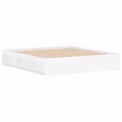 vidaXL Bed Frame Bedroom Mattress Foundation Guest Room Bedstead Bed Base - white, 180 x 200 cm - Additional view 7