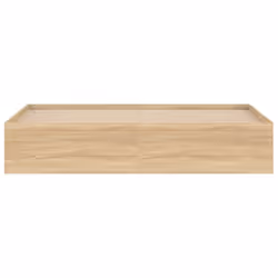 vidaXL Bed Frame Bedroom Mattress Foundation Guest Room Bedstead Bed Base - sonoma oak, 180 x 200 cm - Additional view 5