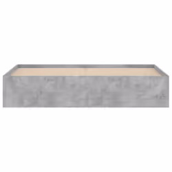 vidaXL Bed Frame Bedroom Mattress Foundation Guest Room Bedstead Bed Base - concrete grey, 180 x 200 cm - Additional view 5