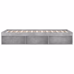 vidaXL Bed Frame Bedroom Mattress Foundation Guest Room Bedstead Bed Base - concrete grey, 180 x 200 cm - Additional view 6