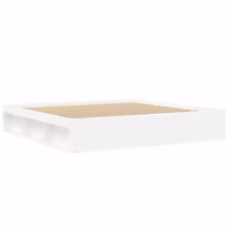 vidaXL Bed Frame Bedroom Mattress Foundation Guest Room Bedstead Bed Base - white, 200 x 200 cm - Additional view 7