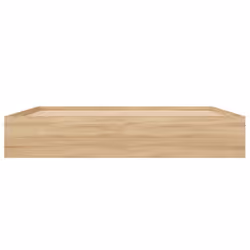 vidaXL Bed Frame Bedroom Mattress Foundation Guest Room Bedstead Bed Base - sonoma oak, 200 x 200 cm - Additional view 5
