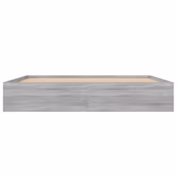 vidaXL Bed Frame Bedroom Mattress Foundation Guest Room Bedstead Bed Base - grey sonoma, 200 x 200 cm - Additional view 5