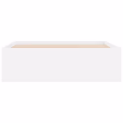 vidaXL Bed Frame Bedroom Mattress Foundation Guest Room Bedstead Bed Base - white, 120 x 190 cm - Additional view 5
