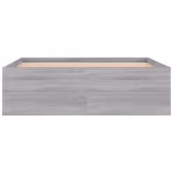 vidaXL Bed Frame Bedroom Mattress Foundation Guest Room Bedstead Bed Base - grey sonoma, 120 x 190 cm - Additional view 5