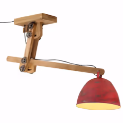 vidaXL Ceiling Lamp Hanging Light Ceiling Chandelier 25 W Distressed Red E27