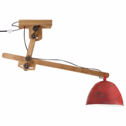 vidaXL Ceiling Lamp Hanging Light Ceiling Chandelier 25 W Distressed Red E27