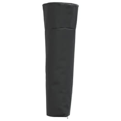 vidaxL Heater Cover Heater Protection Cover Pyramid Shaped Black 420D Oxford - 86 x 47 x 241 cm