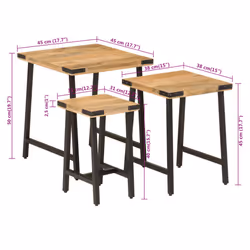 VidaXL 372735 coffee/side/end table - Additional view 8
