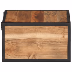 vidaXL Wall-mounted Bedside Cabinet Floating Bed Cabinet Solid Wood Acacia