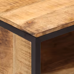 vidaXL Bedside Cabinet Nightstand Side Table Bed Cabinet Solid Wood Mango - Additional view 5