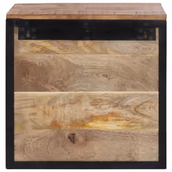 vidaXL Bedside Cabinet Nightstand Side Table Bed Cabinet Solid Wood Mango - Additional view 5