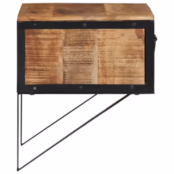 vidaXL Bedside Cabinet Nightstand Side Table Bed Cabinet Solid Wood Mango