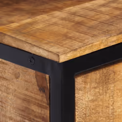 vidaXL Bedside Cabinet Nightstand Side Table Bed Cabinet Solid Wood Mango - Additional view 6