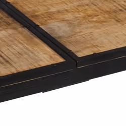 vidaXL Bar Table Garden Outdoor Table Bistro Table Solid Rough Wood Mango - Additional view 7