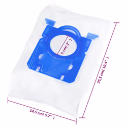 vidaXL Vacuum Cleaner Bags for Philips S bag Replacement Dust Bags 20 pcs