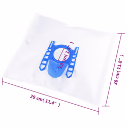 vidaXL Vacuum Cleaner Bags for Bosch/Siemens DEFGH Dust Hoover Bags 20 pcs