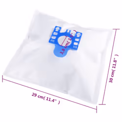 vidaXL Vacuum Cleaner Bags for Miele Type GNH Replacement Dust Bags 20 pcs - Additional view 3