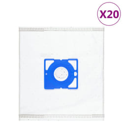 vidaXL Vacuum Cleaner Bags for Uni bag Replacement Dust Hoover Bags 20 pcs