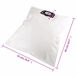 vidaXL Vacuum Cleaner Bags for Karcher WD4 Replacement Dust Hoover Bags 20 pcs - Additional view 5
