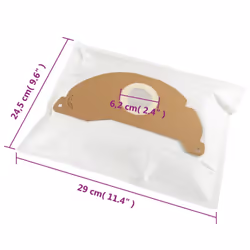 vidaXL Vacuum Cleaner Bags for Karcher A2004 Replacement Dust Bags 20 pcs - Additional view 5