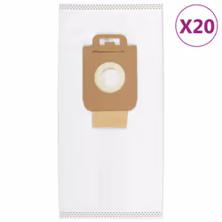vidaXL Vacuum Cleaner Bags for Nilfisk King Replacement Hoover Bags 20 pcs