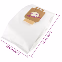 vidaXL Vacuum Cleaner Bags for Nilfisk King Replacement Hoover Bags 20 pcs