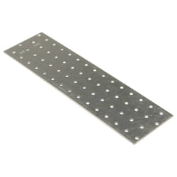 vidaXL Perforated Plates Connecting Joining Plate 60 pcs Galvanised Steel - 300 x 80 mm