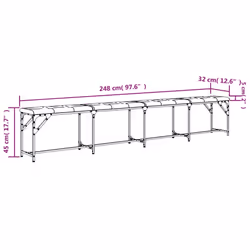 VidaXL 835226 indoor bench - Additional view 8