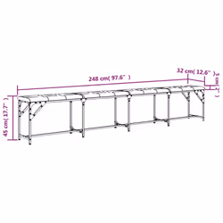 VidaXL 835228 indoor bench - Additional view 8