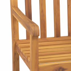 vidaXL Garden Dining Set Wooden Outdoor Table and Chair Set Solid Wood Teak - 150 cm table length/ 7 piece - Additional view 8