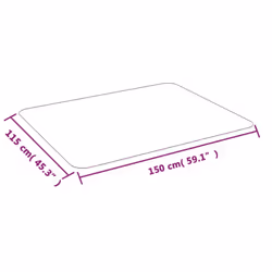 vidaXL Floor Mat for Laminate or Carpet Chair Mat Floor Protector Mat PVC