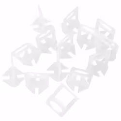 vidaXL Tile Levelling Clips Leveling Spacer Clips Floor Tile Spacer 1000 pcs - Additional view 5