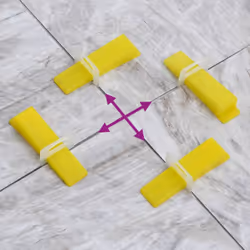 vidaXL Tile Levelling System Tile Levelling Plier Kit 250 Wedges 500 Clips