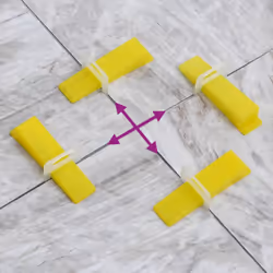 vidaXL Tile Levelling System Tile Levelling Plier Kit 500 Wedges 2500 Clips