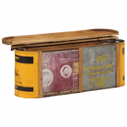 vidaXL Storage Bench/Sideboard Hallway Bench Storage Box Solid Wood Reclaimed - Additional view 2